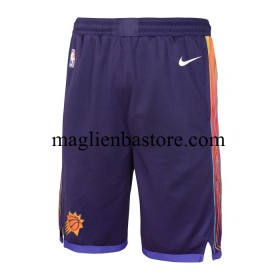 Phoenix Suns Pantaloncini Nike 2023-2024 City Edition Viola Swingman - Uomo